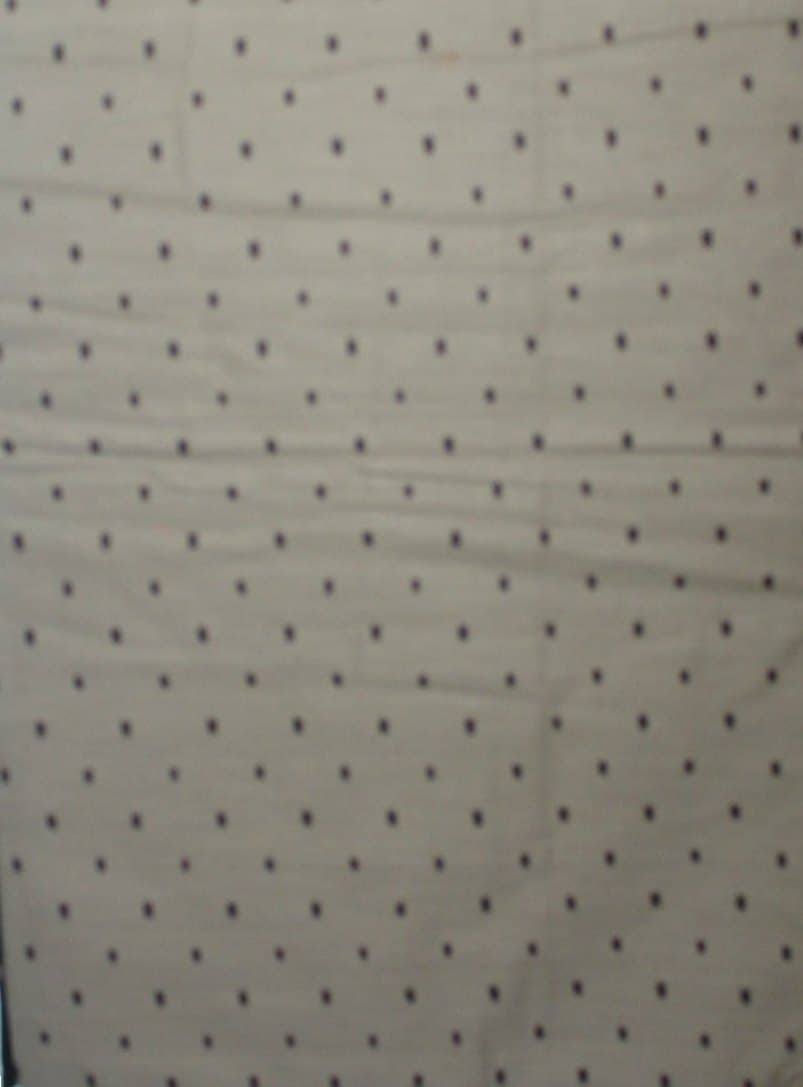 Grey Polka Dot Dress Material