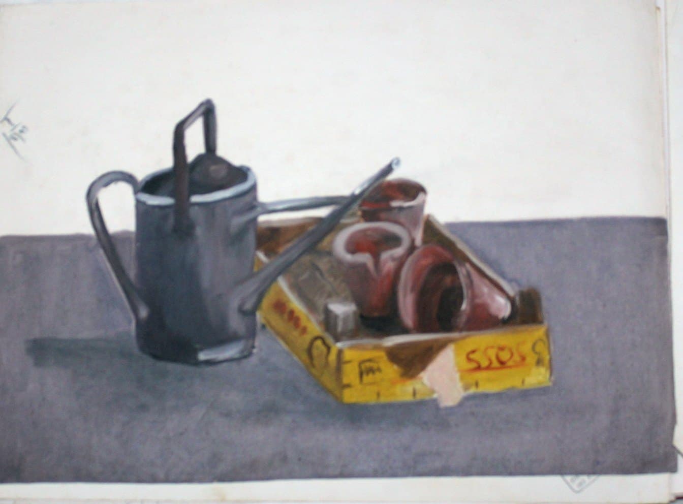 Kettle & Box Still Life Painting