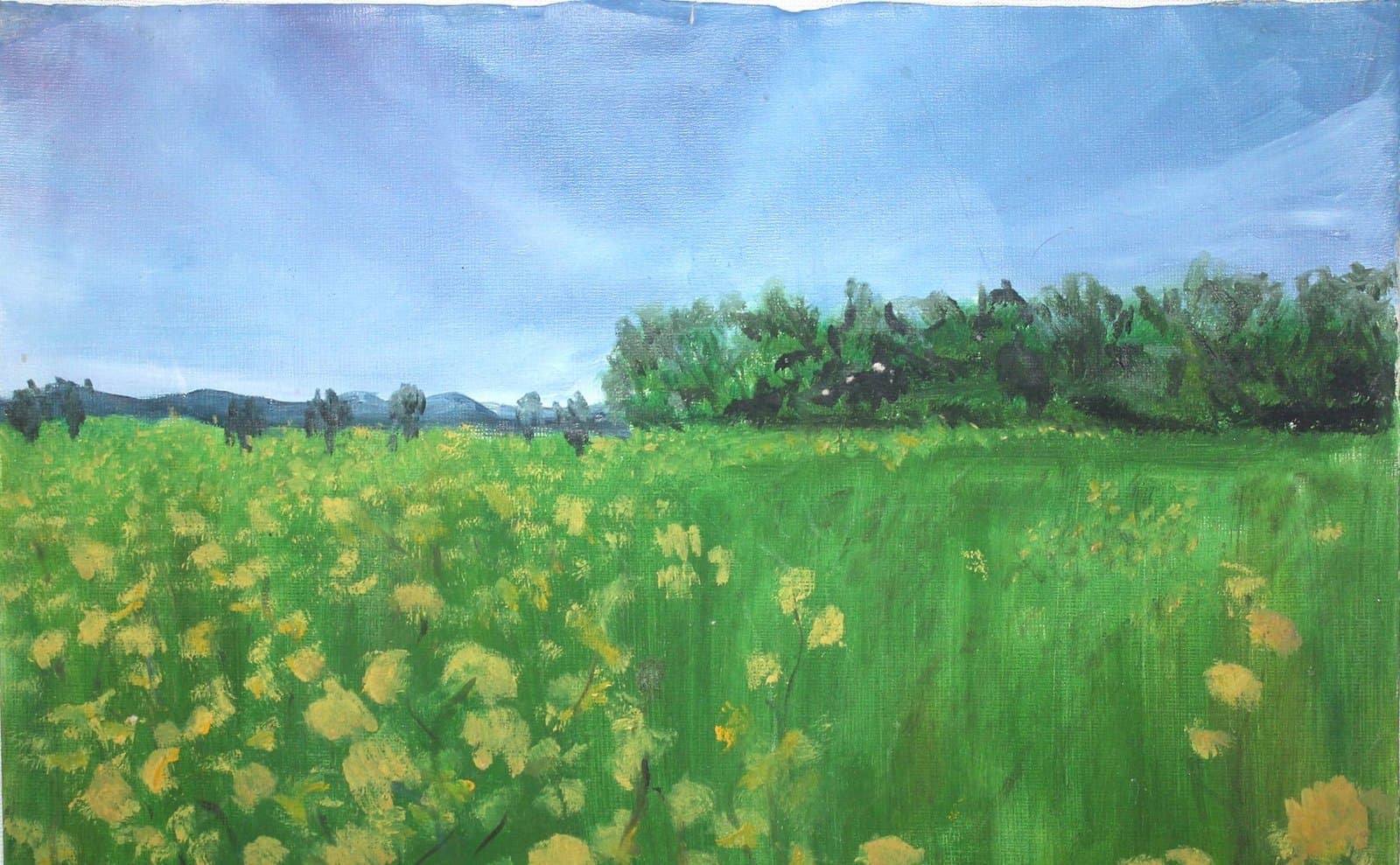 Flower Meadow Painting